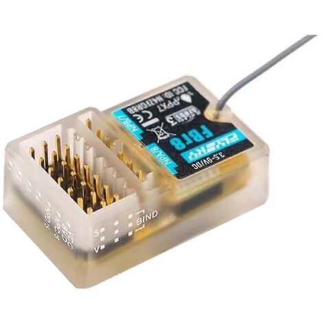 Récepteur étanche FBr8 à 8 canaux pour voiture télécommandée