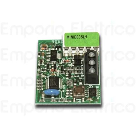Récepteur Faac Décoder Minidec SLH 433 MHz 785532