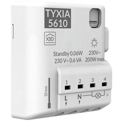 Récepteur micromodule 1 voie éclairage ON/OFF - 6351400 - tyxia5610 - Delta Dore