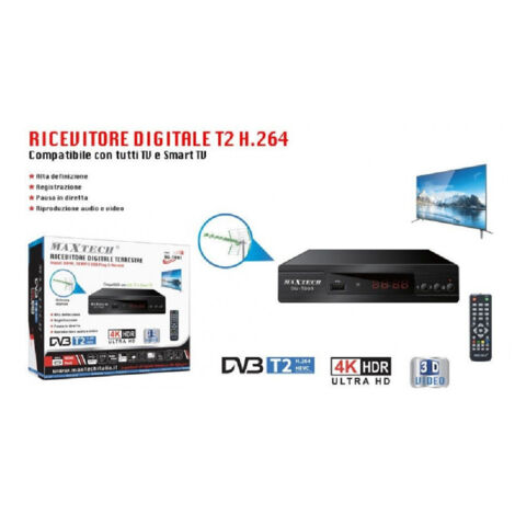 Récepteur Numérique Terrestre Décodeur Dvb-t Péritel Usb Epg Pvr Mpeg Hdmi Dg-t001