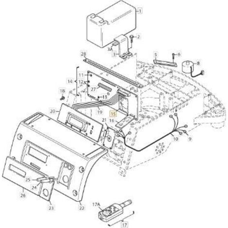 RÉCEPTEUR ORIGINAL STIGA C Channel - 1126-9119-01