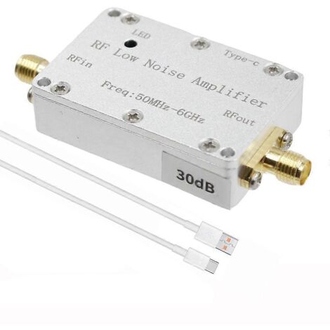 Récepteur pilote LNA RF 50 MHz-6 GHz 30 dB à faible bruit