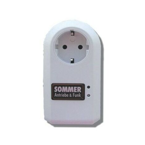 Récepteur radio dans un boîtier à prise porte de garage SOMMER