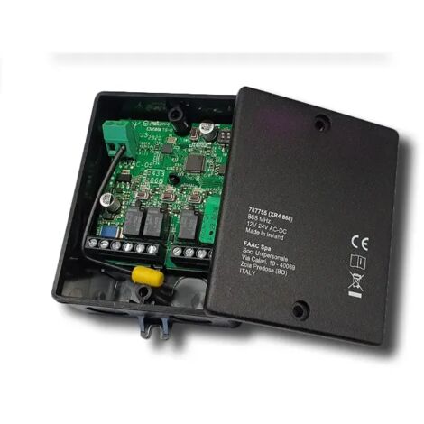 Recepteur Radio Xr4 868Mhz. Recepteur Deporte Quadricanal FAAC