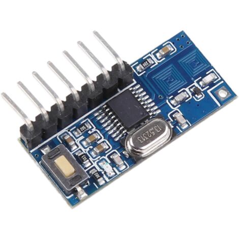 Récepteur RF 433 MHz Module Apprentissage Code 1527 4 Canaux Sortie Sans Fil