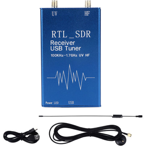 Récepteur SDR USB RTL 100KHz‑1.7GHz Bande Complète pour Radio Amateur et Électronique