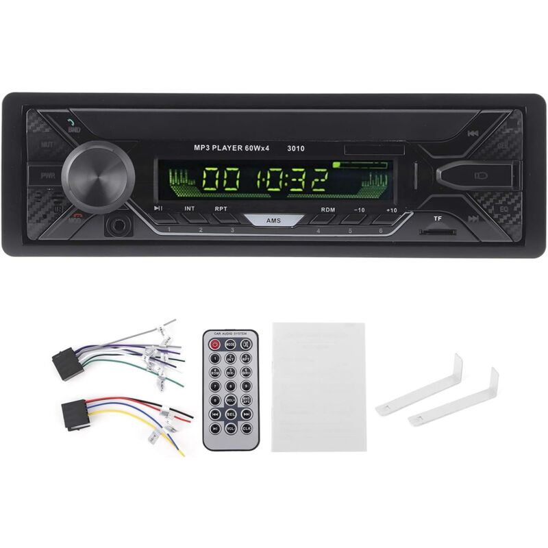 Récepteur stéréo de Voiture 12 V Chargement Rapide USB Appels Mains Libres Lecteur Audio Bluetooth de Radio FM de Voiture Multifonction avec