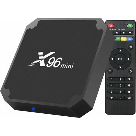 X96 Mini Tv Box Media Player Android 9.0 Ram 2gb Rom 16gb 2.4g Wifi 100m  Ethernet 3D / 4k Hd Hdr H.265 Android Box, noir