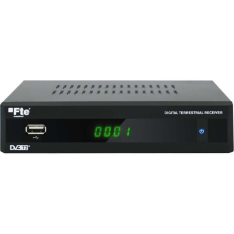 Récepteur TNT HD – 1 tuner – Réception de chaînes – Port HDMI – Décodeur satellite pour signal numérique – FTE