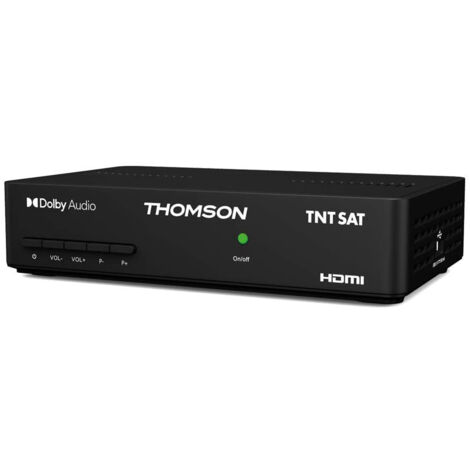 Récepteur TV satellite Full HD TNTSAT – Enregistrement et guide électronique – Compatible 12V pour caravaning – Connecteurs HDMI, USB, S/PDIF – Strong