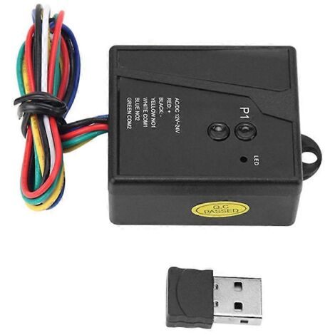 Récepteur universel d'ouverture de porte de garage avec capteur USB, Bluetooth 2,4 GHz, 12/24 V, télécommande pour portail et émetteur pour voiture