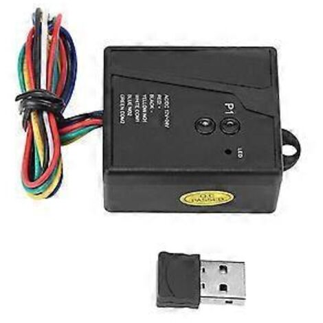 Récepteur universel d'ouverture de porte de garage avec capteur USB, Bluetooth 2,4 GHz et télécommande 12/24 V.