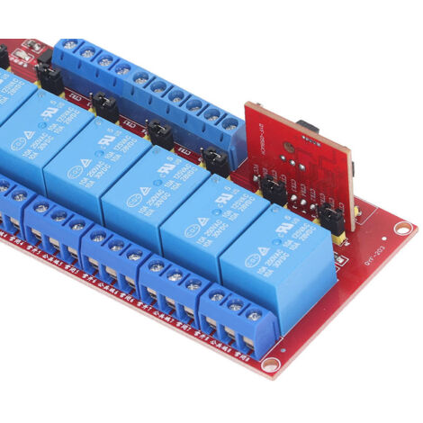 Récepteur Universel Infrarouge 10A, Commutateur Télécommande Sécurisé 8 Voies pour Moteur, Lumière, Porte, DIY, Contrôleur Sans Fil 12V