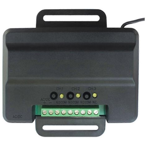 Récepteur universel LiftMaster 315/390 MHz pour ouvre-portes de garage et portails, compatible avec la plupart des motorisations de portes commerciales.
