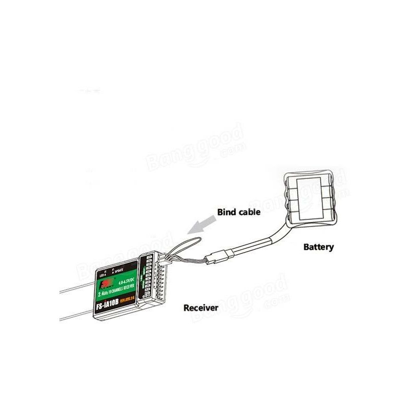 

Receptor Flysky 2.4G 10CH PPM salida con puerto iBus