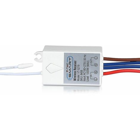 Receptor inalámbrico V-TAC para conmutadores inalámbricos de hasta 500 m