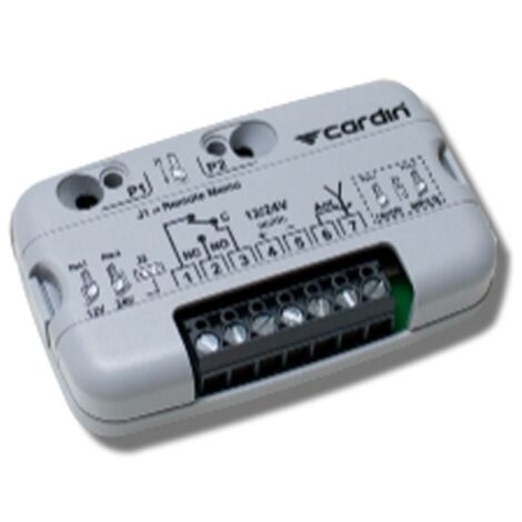 Receptor Placa Receptora Mini Monocanal 12v 24v 433 Mhz S504 CARDIN RQM504C1