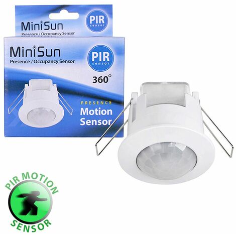 Recessed 360 Degree Pir Ceiling Occupancy Motion Sensor Light Switch