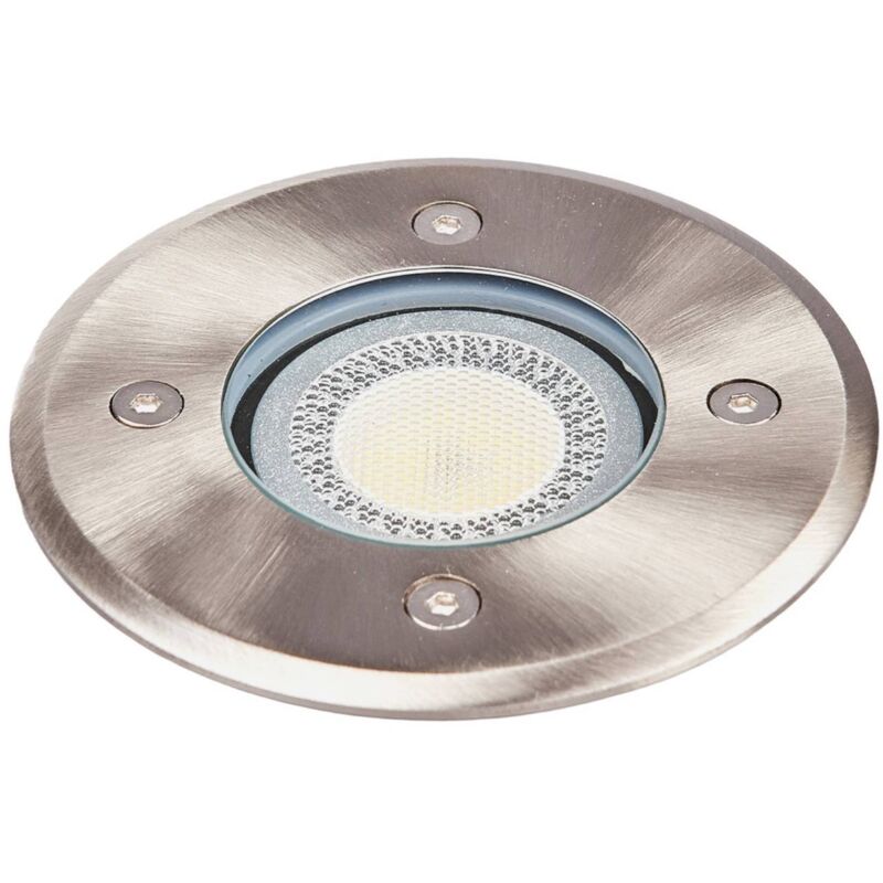 Lindby Recessed Floor Lightdimmable 'Insa' made of Stainless Steel