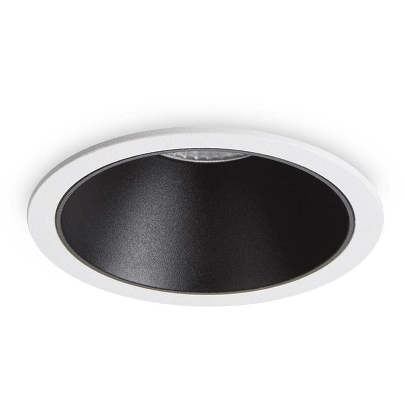 Game - led 1 Light Recessed Spotlight White Black - Ideal Lux