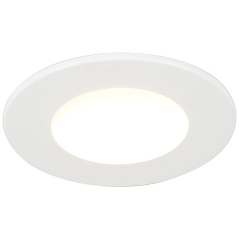 Recessed Spotlight White Incl. LED 350 Lumens 3000K 5W IP65 - Blanca