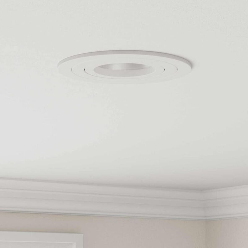 Spotlights with Spotlights 24 pcs White 9 x 9 x cm Aluminium Vidaxl