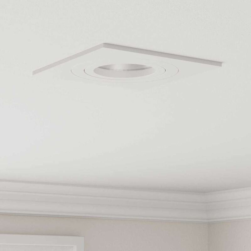 Spotlights with Spotlights 12 pcs White 9 x 9 x cm Aluminium Vidaxl