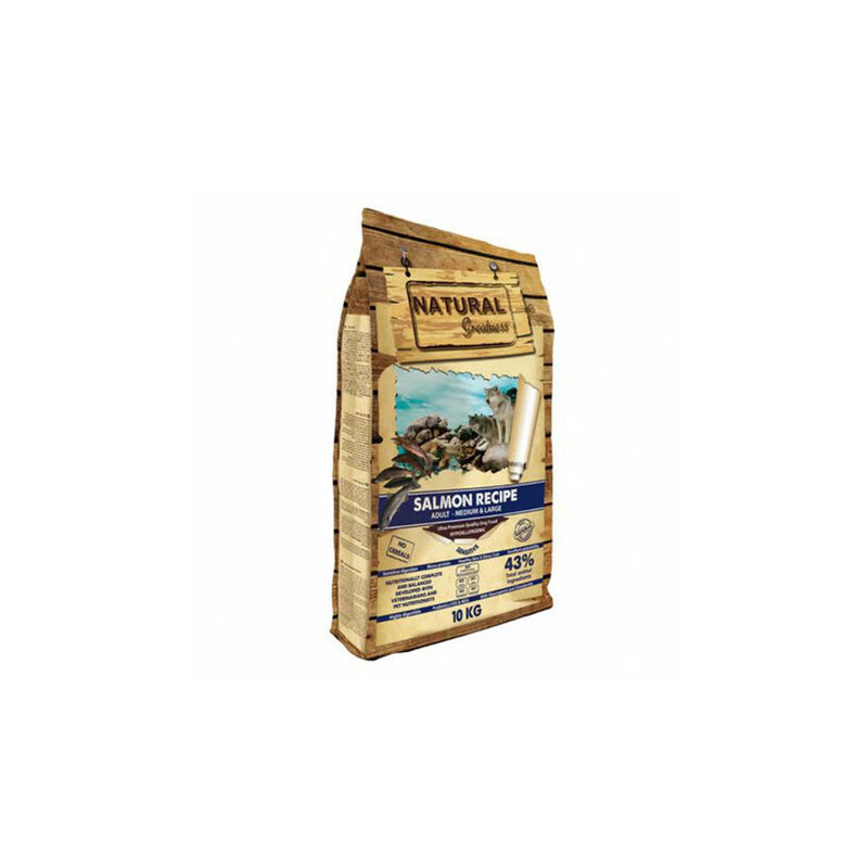 

Receta Salmón Sensitive Medium & Large Saco de 12 Kg - Natural Greatness