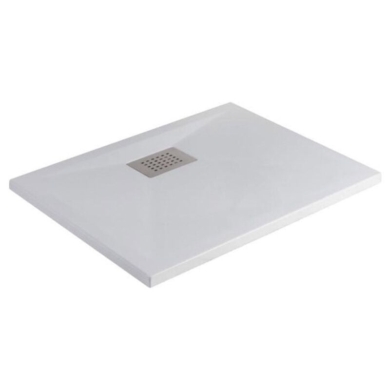 Receveur de douche Kinedo Kinesurf biotec rectangle Blanc 150 x 90 x 4 bonde centre longueur