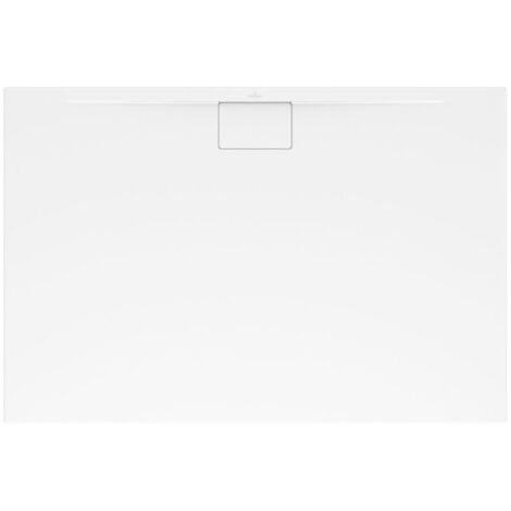 Receveur antidérapant 120 x 90 x 4,8 VILLEROY ET BOCH Architectura Metalrim acrylique rectangle blanc
