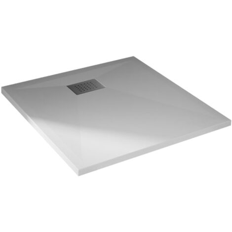 Receveur antidérapant 90 x 90 KINEDO Kinesurf biotec carré blanc