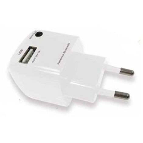 Receveur audio Bluetooth - Heden - ACCBTPAUD1 - Prise murale - Câble jack - Blanc