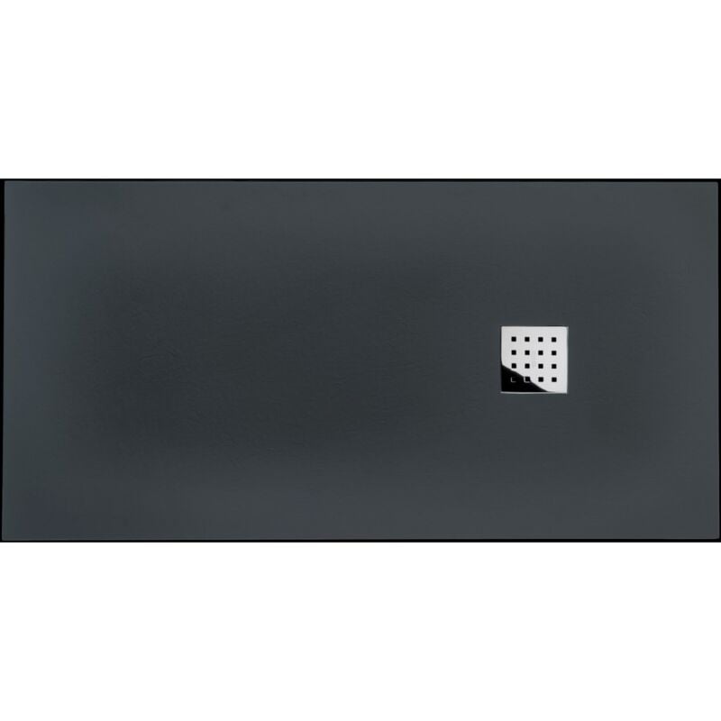 Receveur basalto Graphite 120x90cm