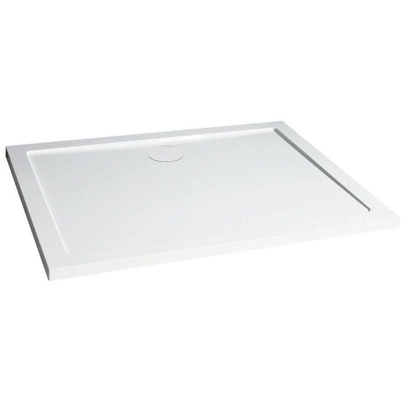 Ondee - Receveur bull - 90 x 120 cm - smc - Blanc - Extra-plat