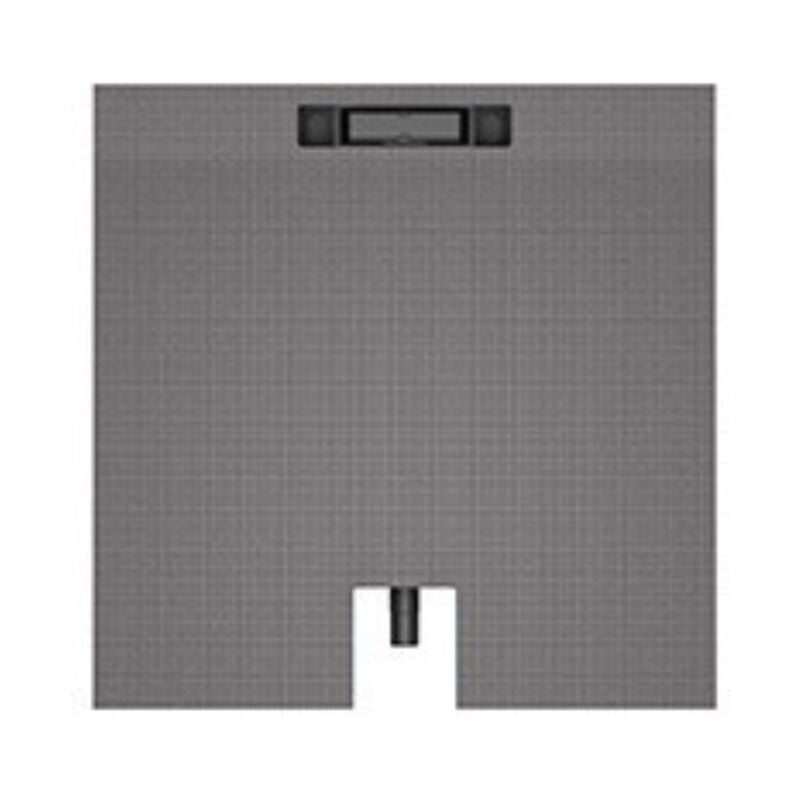 Wedi - Receveur a carreler 90 x 90 cm Fundo Plano Linea - écoulement linéaire sortie sur le petit coté