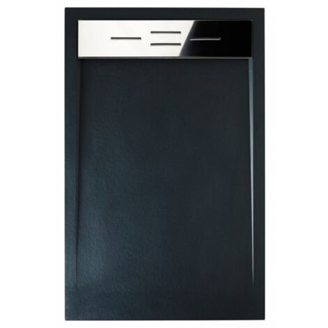 Receveur de douche 100x180 Canto Noir Inox