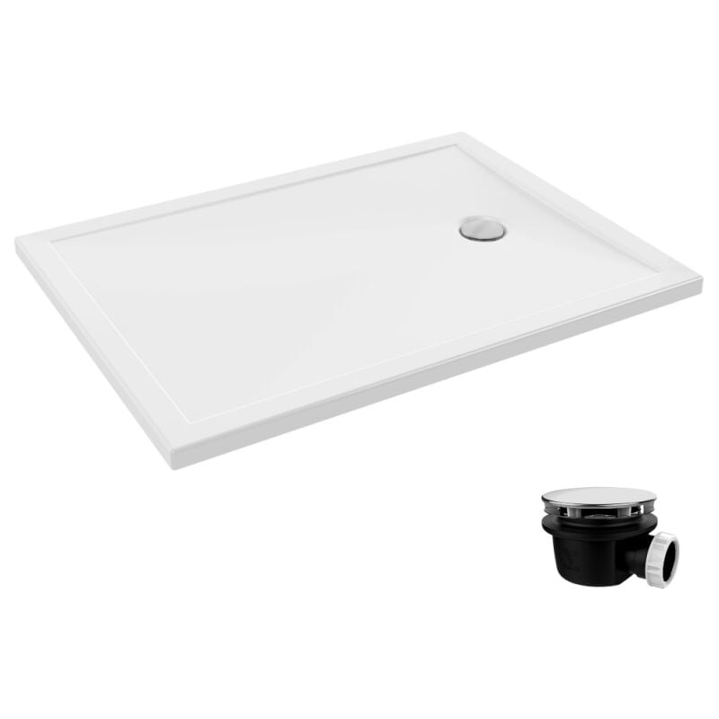 Jacob Delafon - Receveur de douche 120 x 90 Gaspard bonde à droite + bonde