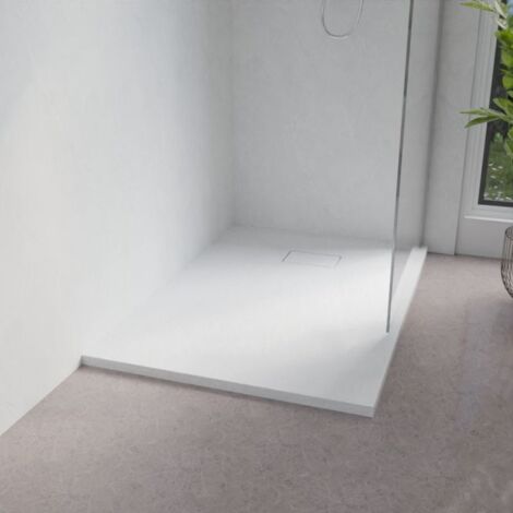 Receveur de douche 120x80 cm extra plat - SAPHIR- Blanc