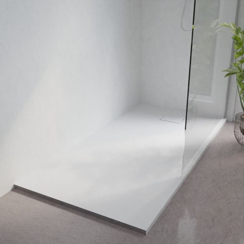 Receveur de douche 180x90 cm extra plat - SAPHIR- Blanc