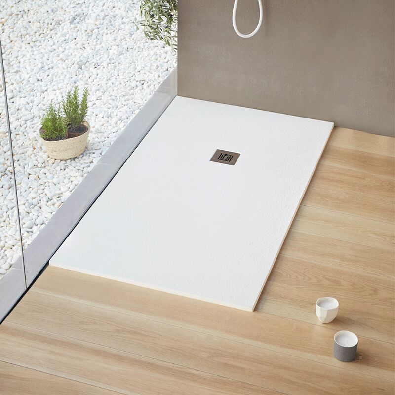SANYCCES  - Receveur de douche 170 x 80 cm, Blanc, extra plat - logic
