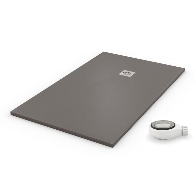 PDD - Receveur de douche 70x60 extra plat Gris poussière Ral 7037