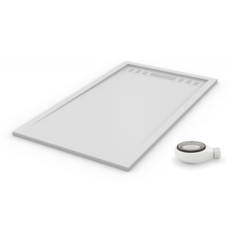 Receveur de douche extra plat premium pro Blanc Ral 9003 70x120