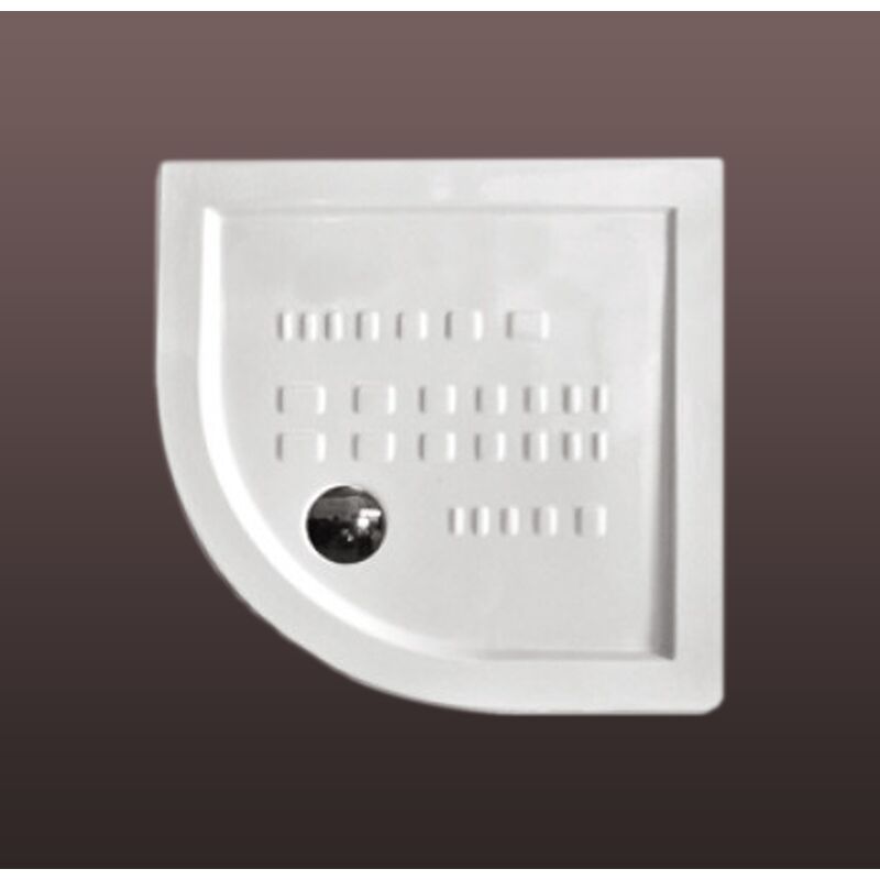 RECEVEUR DE DOUCHE 90x90 H.5,5 SEMI CIRCULAIRE EN CERAMIQUE GAMME LINEA