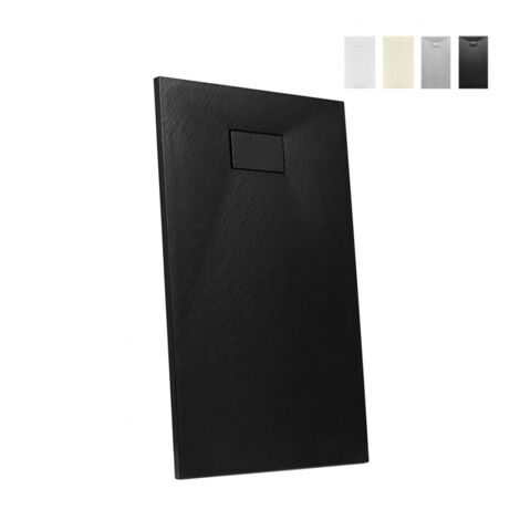 Receveur de douche à l'italienne rectangulaire en résine 120x90 Stone