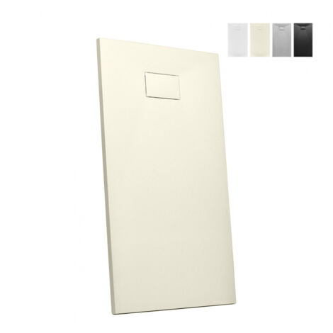 Receveur de douche à l'italienne rectangulaire en résine 160x90 Stone