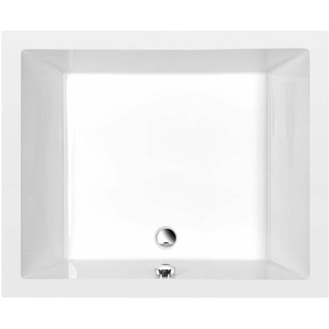 Receveur de douche à poser 110x90 cm – Acrylique blanc – Profondeur 260 mm – Volume 107 l – Sortie 52 mm – 72363 – Polysan