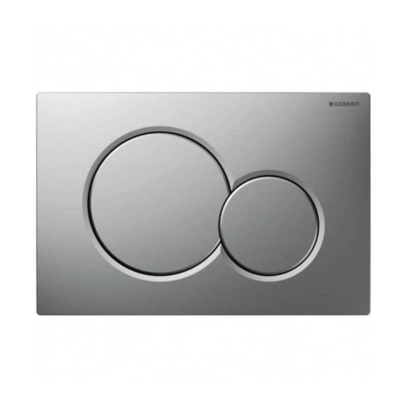 Sigma01 bouton-poussoir chromé brillant pour cadre Geberit