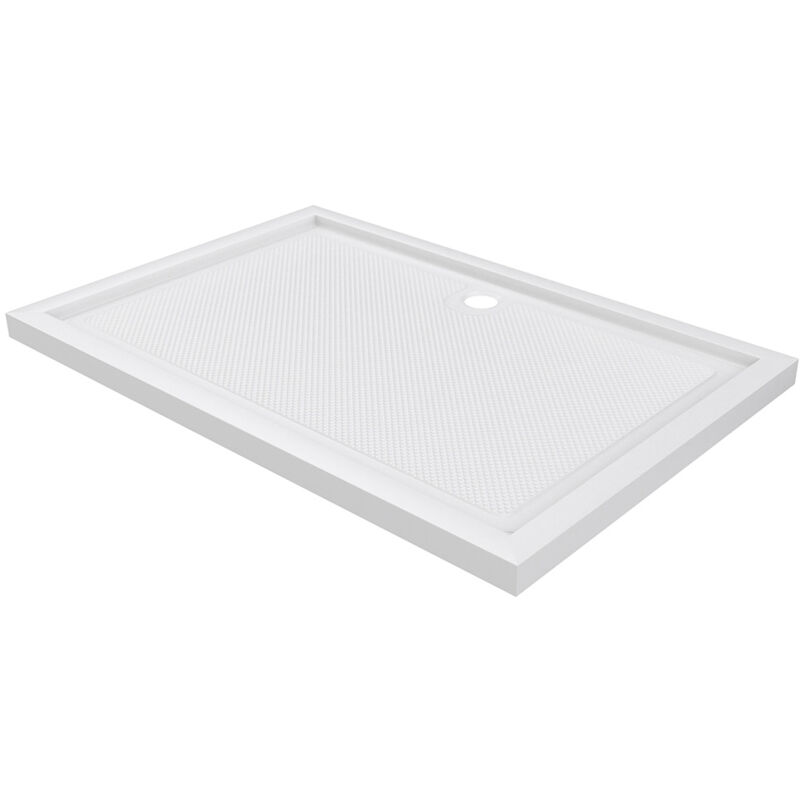 Receveur de douche rectangulaire Blanc 120x80 cm
