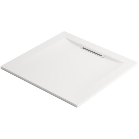 Receveur de douche antidérapant 80 x 80 JACOB DELAFON Flight Pure carré blanc