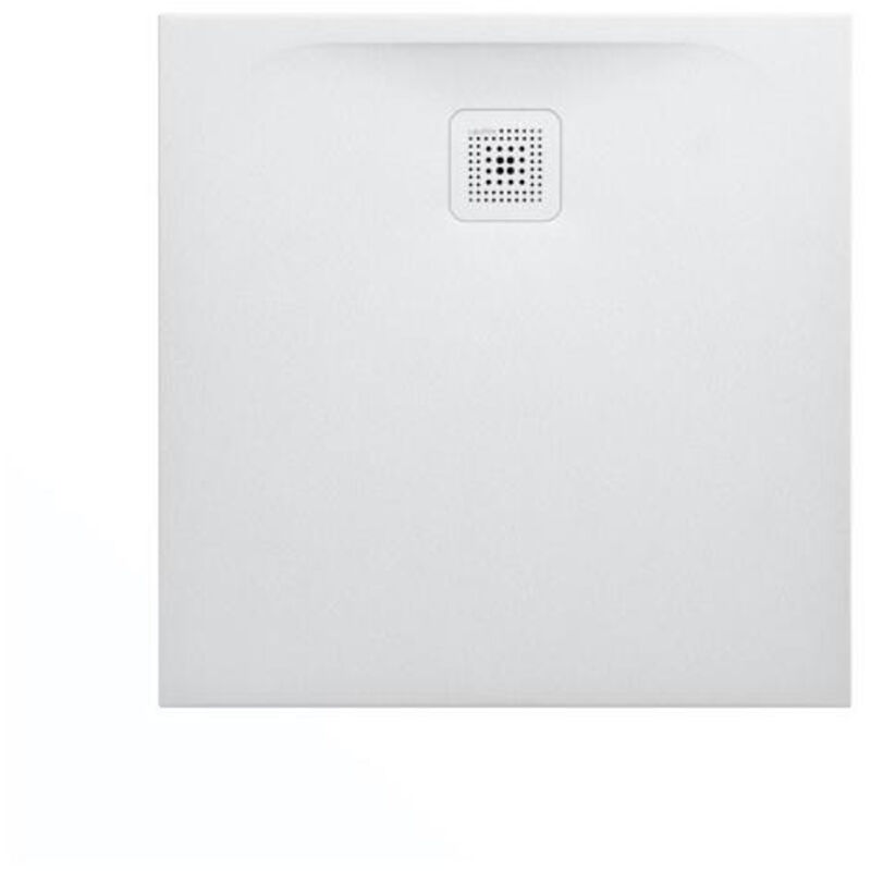 Laufen - Receveur en Marbond extra plat 100x100 anti-dérapant sans vidage Blanc